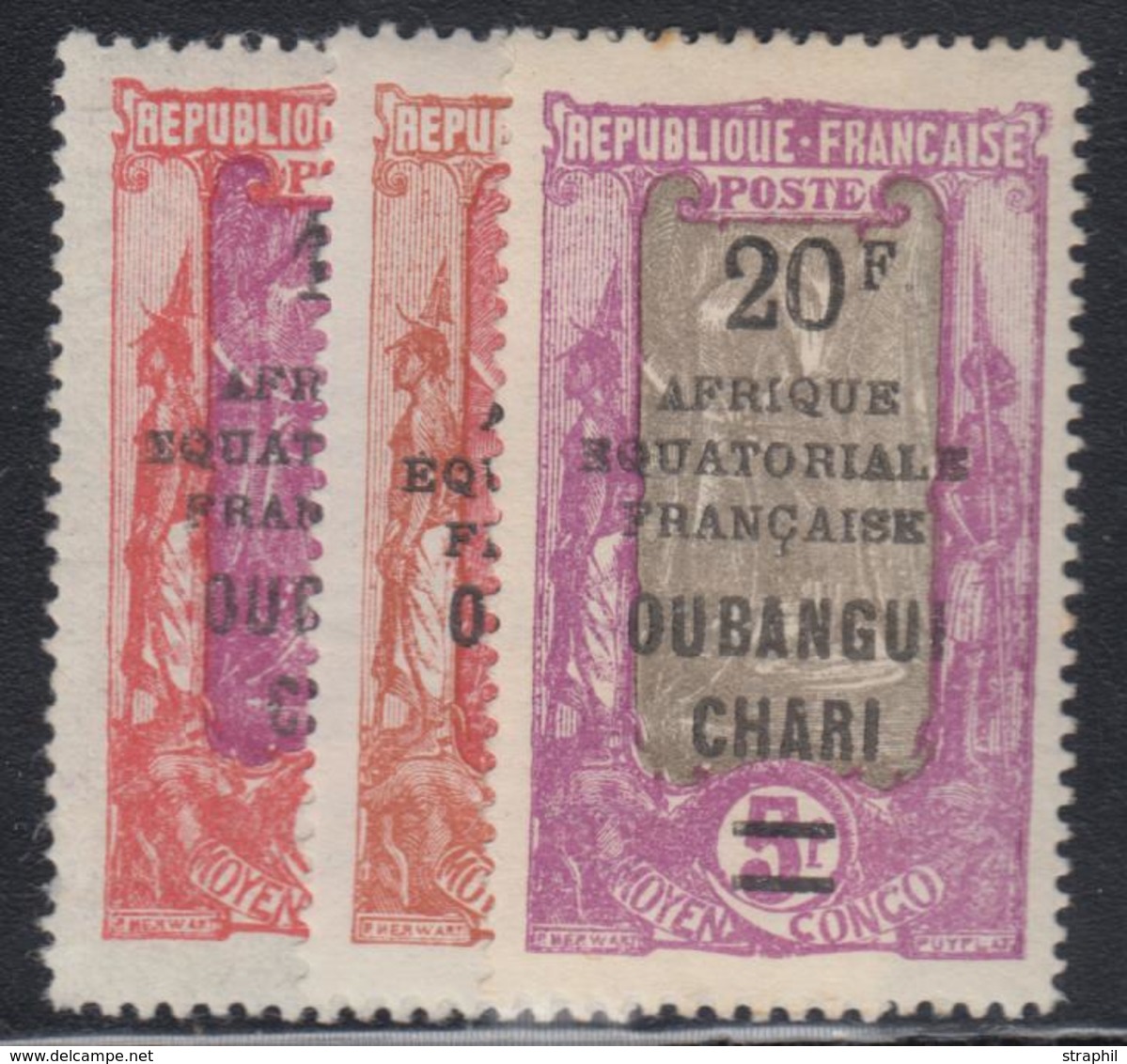 * OUBANGUI CHARI - * - N°72/74 - TB - Sonstige & Ohne Zuordnung