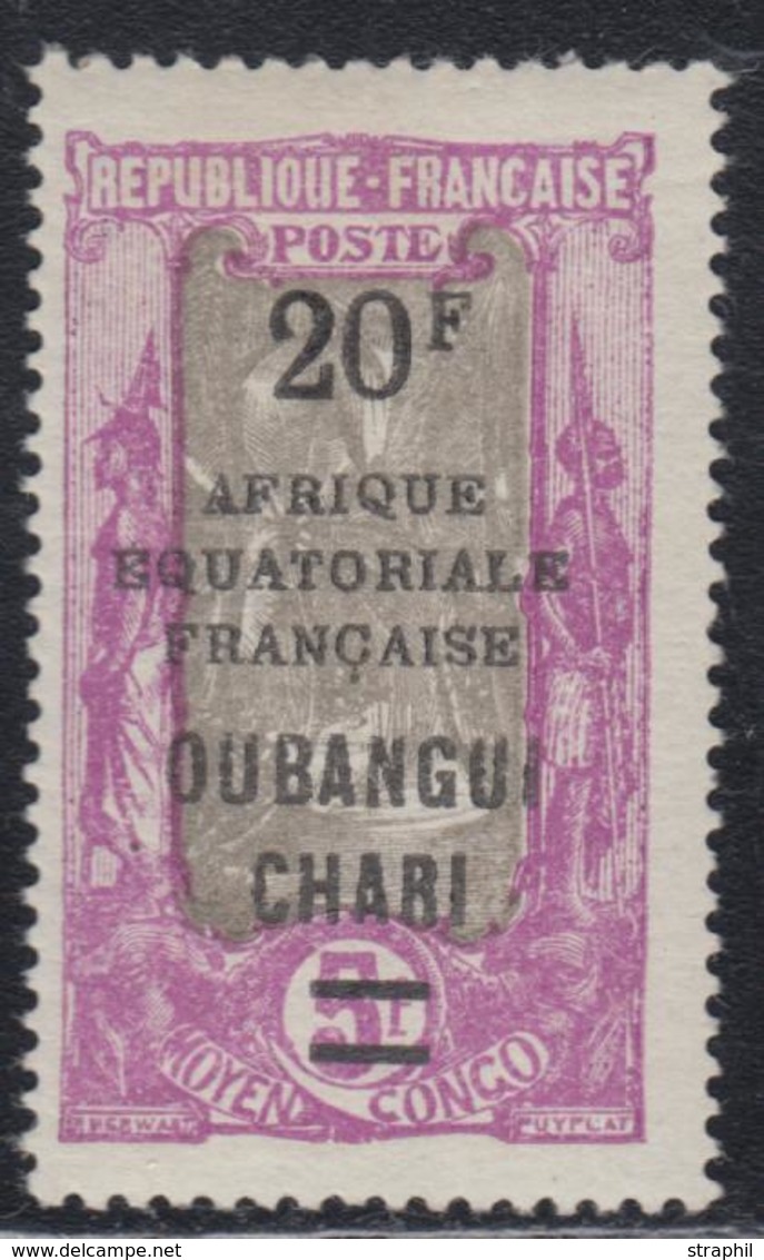 * OUBANGUI CHARI - * - N°74a - Sans Pont Après "F" - TB - Sonstige & Ohne Zuordnung