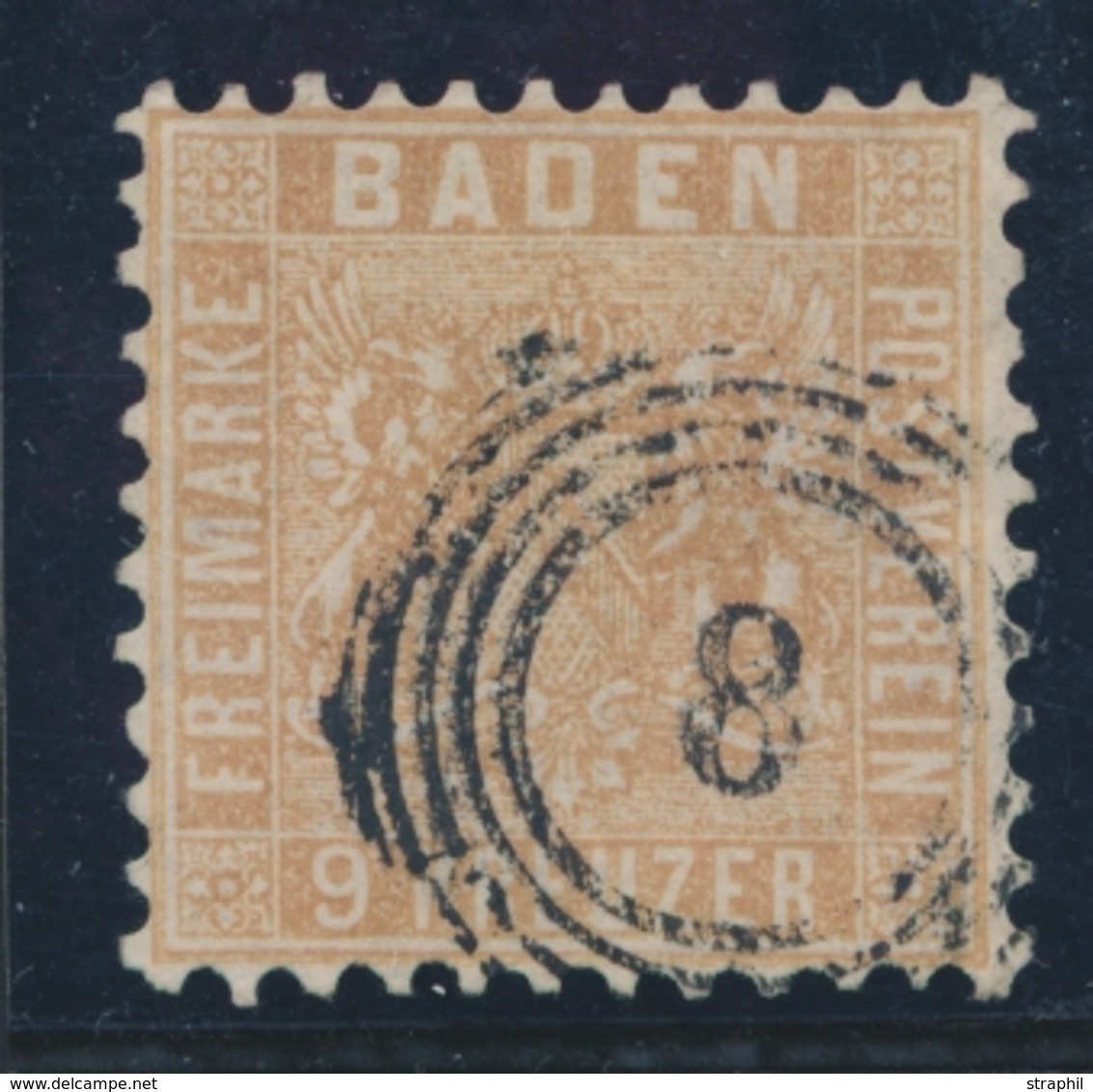 O BADE - O - N°15 - 9k. Brun - Obl "8" - TB - Other & Unclassified
