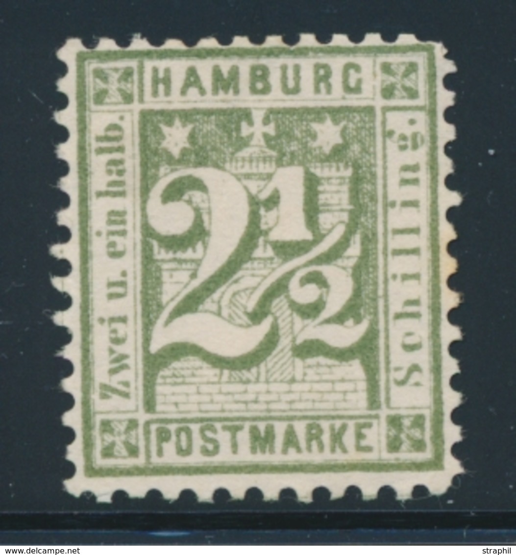 (*) HAMBOURG - (*) - N°12 - 2 ½ S. Vert - TB - Hamburg
