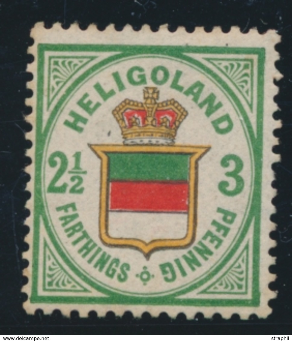 * HELIGOLAND - * - N°16 - 3 Pf. - Rousseur - Signé A. Brun - Heligoland