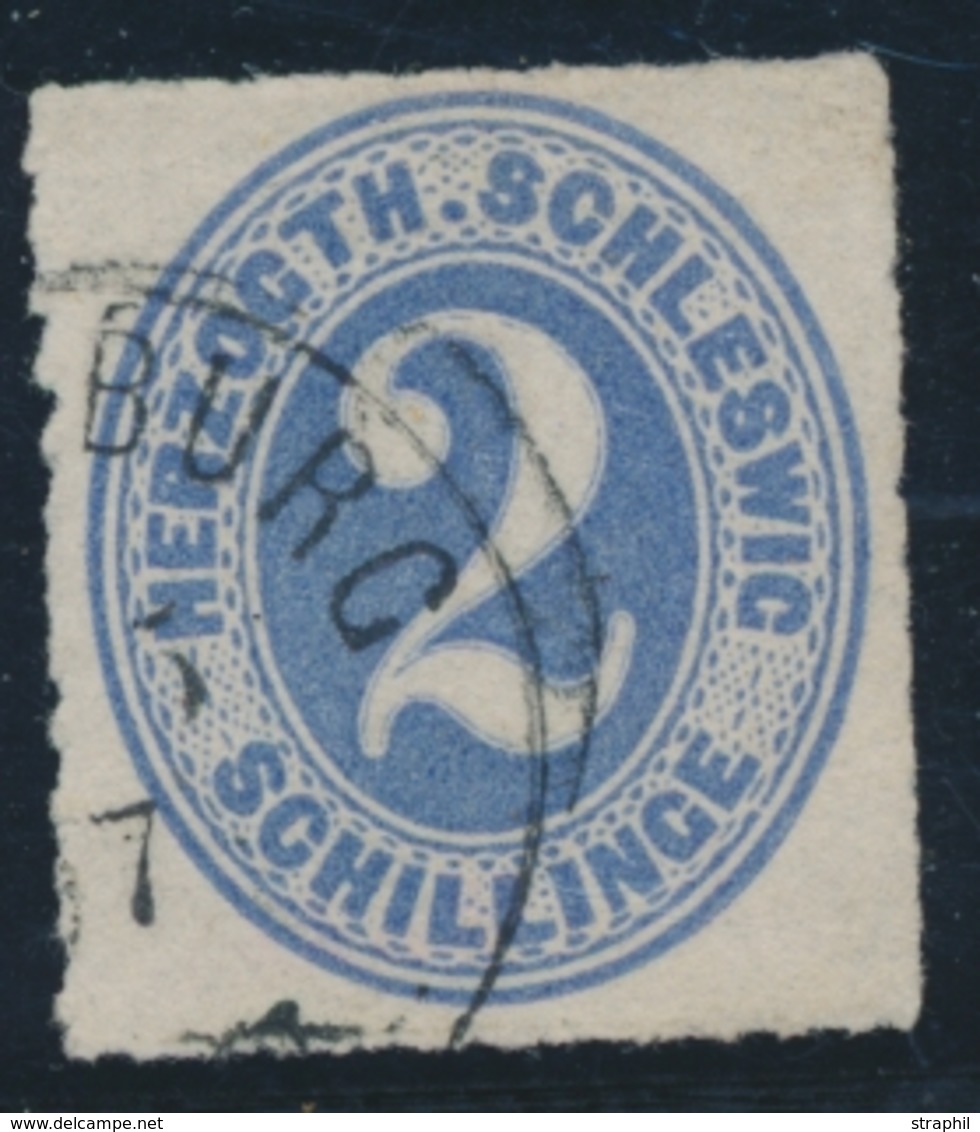 O SCHLESWIG HOLSTEIN - O - N°13 - 2s. Bleu - TB - Schleswig-Holstein