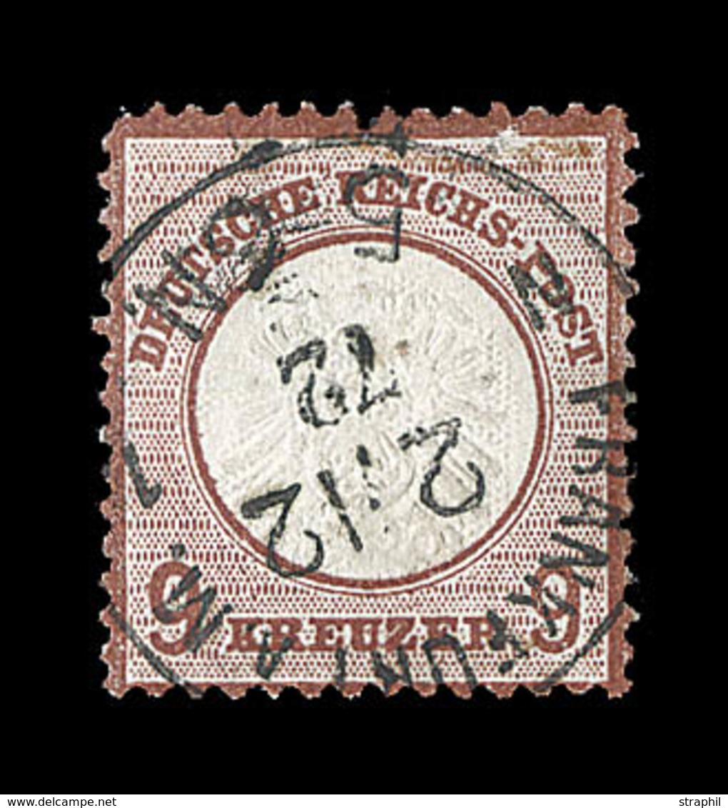 O ALLEMAGNE - EMPIRE - O - N°24 - 9k. Brun Rouge - TB - Unused Stamps