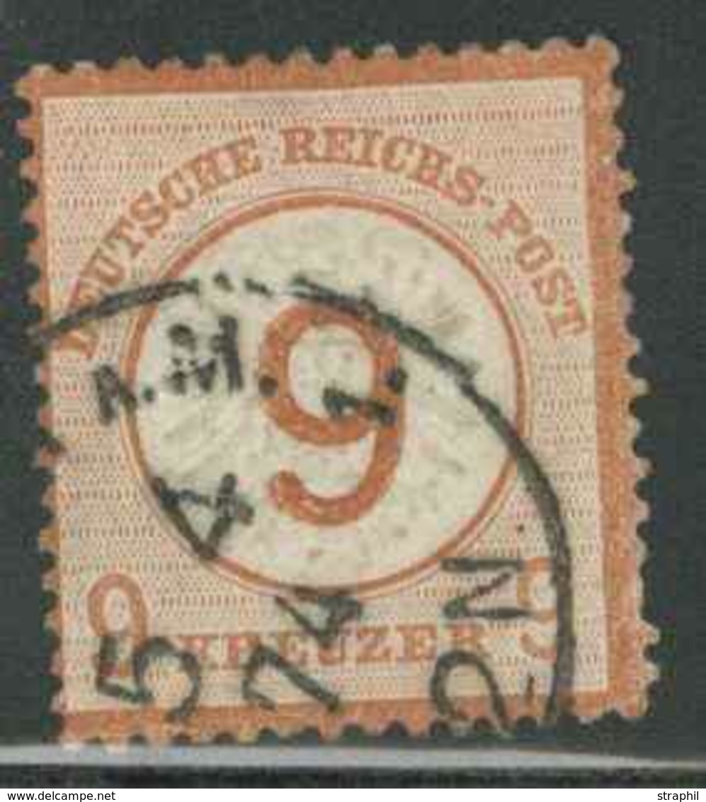 O ALLEMAGNE - EMPIRE - O - N°29 - 9k - Signé A. Brun - TB - Unused Stamps