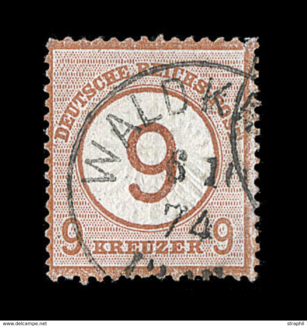 O ALLEMAGNE - EMPIRE - O - N°29 - 9k Brun - Rouge - TB - Unused Stamps