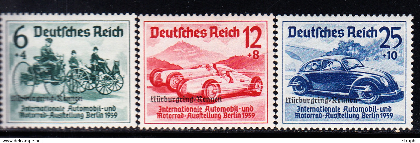 ** ALLEMAGNE - IIIEME REICH - ** - N°629A/C - Nürburgring - TB - Ungebraucht