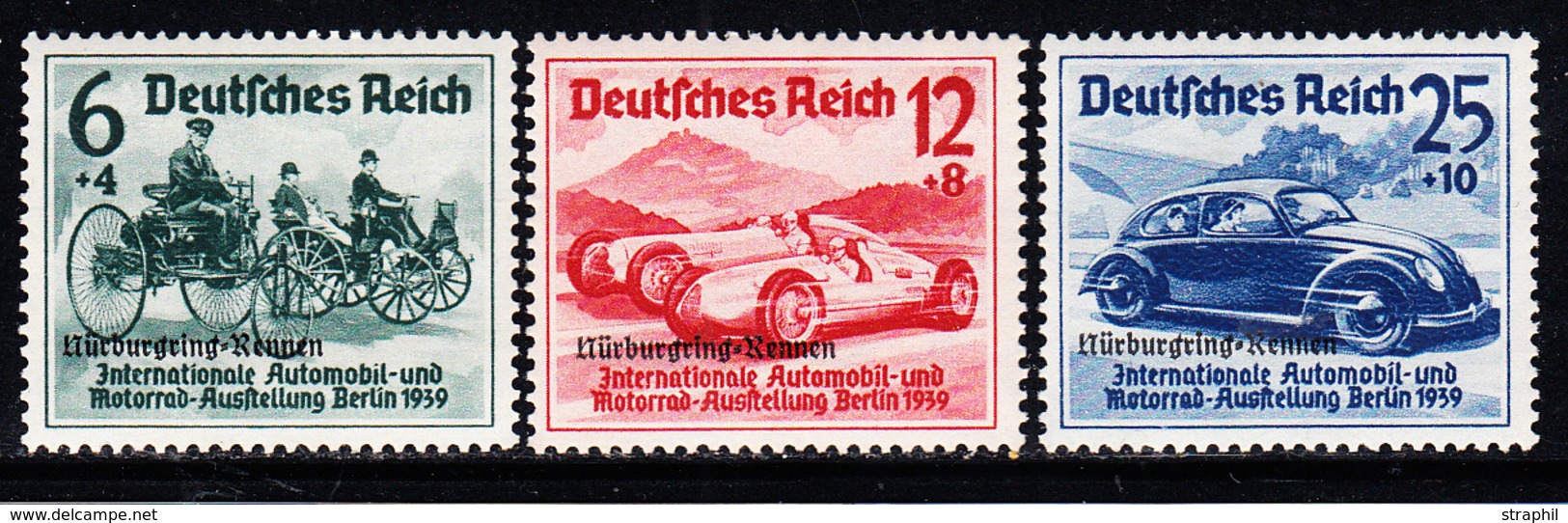 * ALLEMAGNE - IIIEME REICH - * - N°629A/C - TB - Unused Stamps