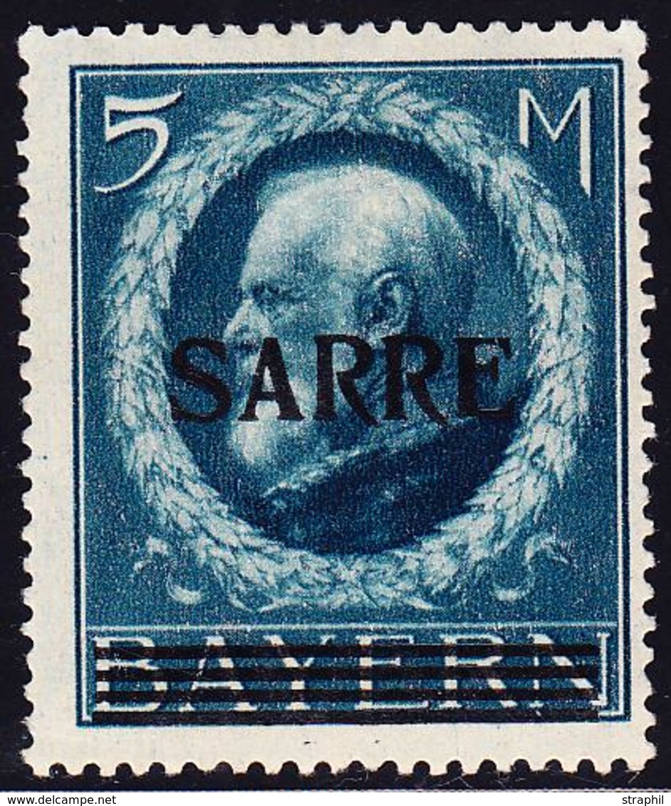 * SARRE - * - N°30 - 5M Bleu - Signé Calves - TB - Sonstige & Ohne Zuordnung