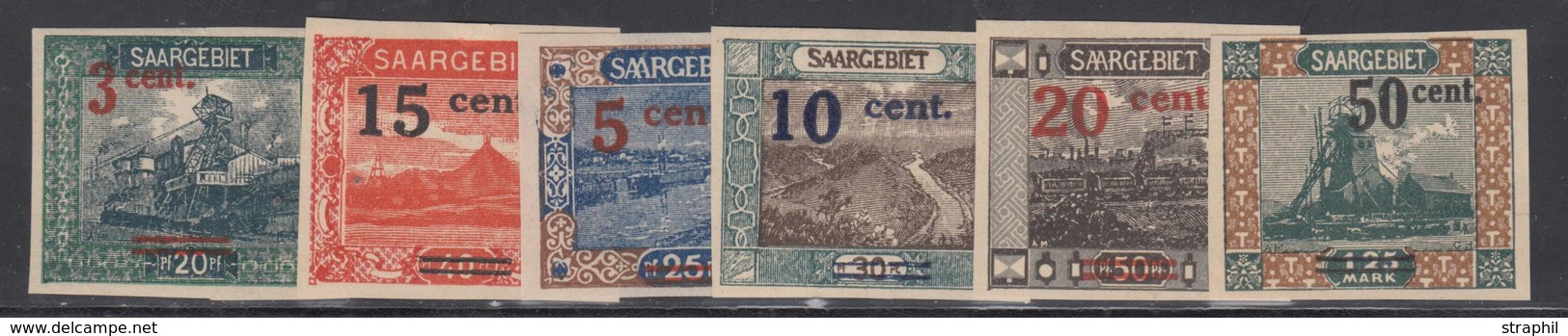 * SARRE - * - N°69d, 70c, 71/72, 73a, 77b - 6 Val - TB - Other & Unclassified