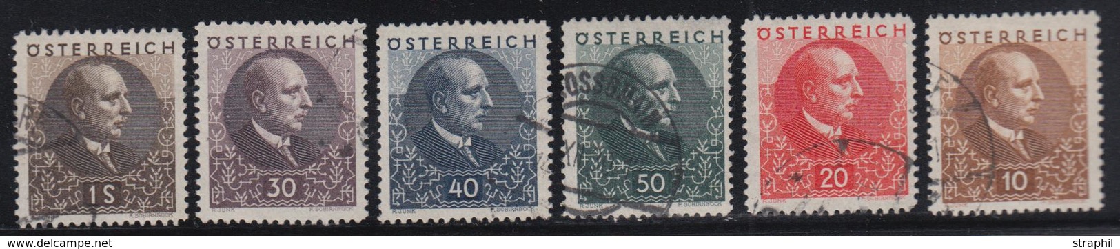 O AUTRICHE - O - N°393/98 - TB - Unused Stamps