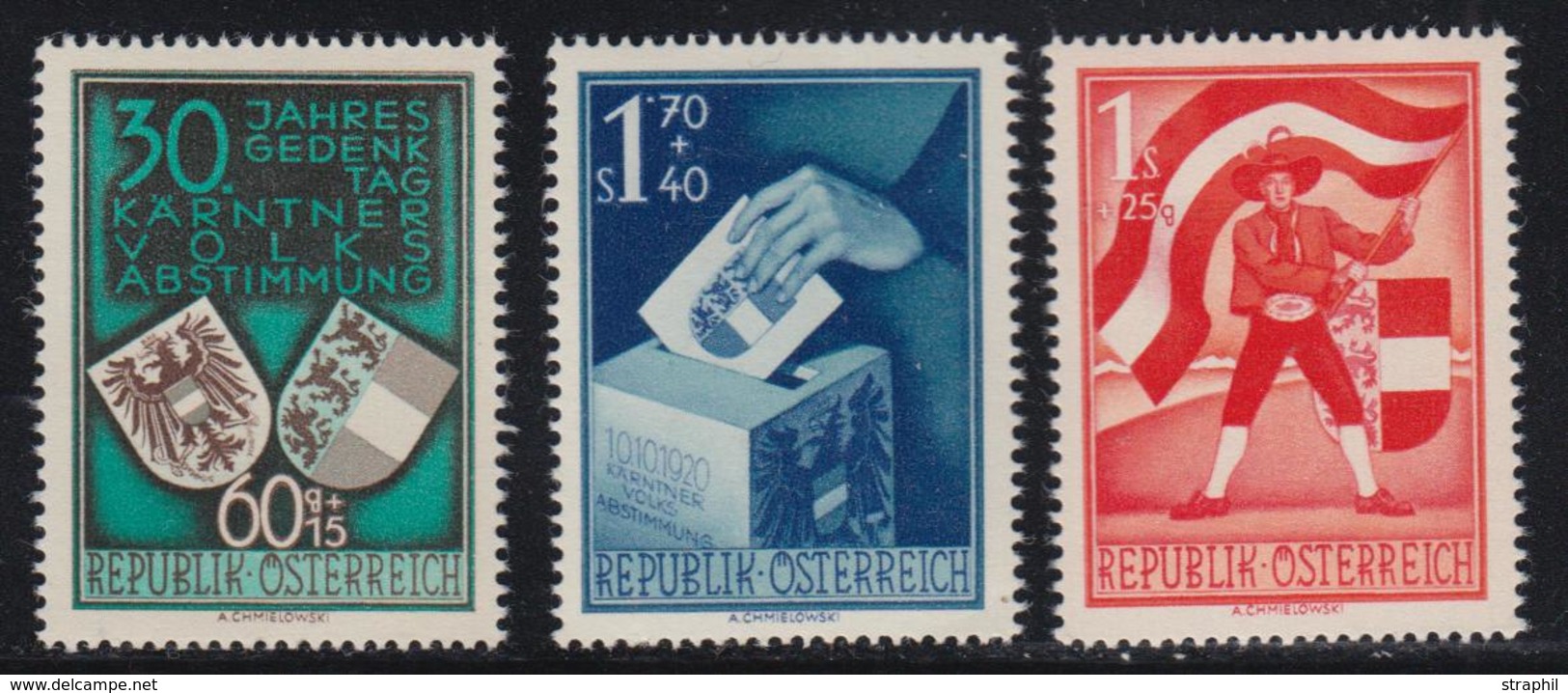 ** AUTRICHE - ** - N°788/90 - TB - Unused Stamps