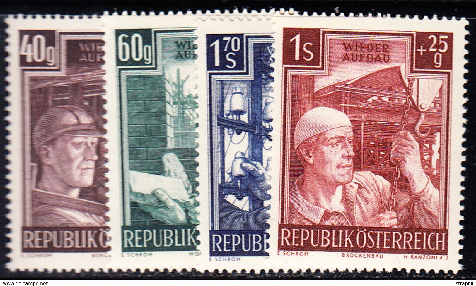 ** AUTRICHE - ** - N°794/97 - TB - Unused Stamps
