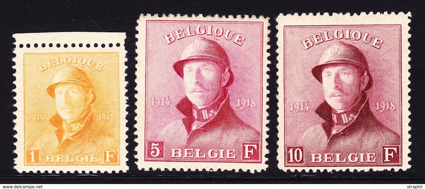 ** BELGIQUE - ** - N°175, 177/78 - B/TB - 1849 Epaulettes