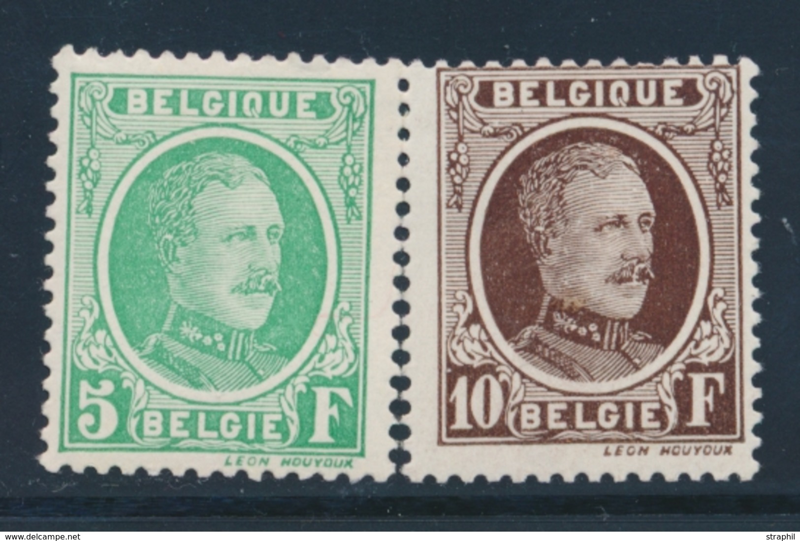 ** BELGIQUE - ** - N°209/10 - TB - 1849 Schulterklappen