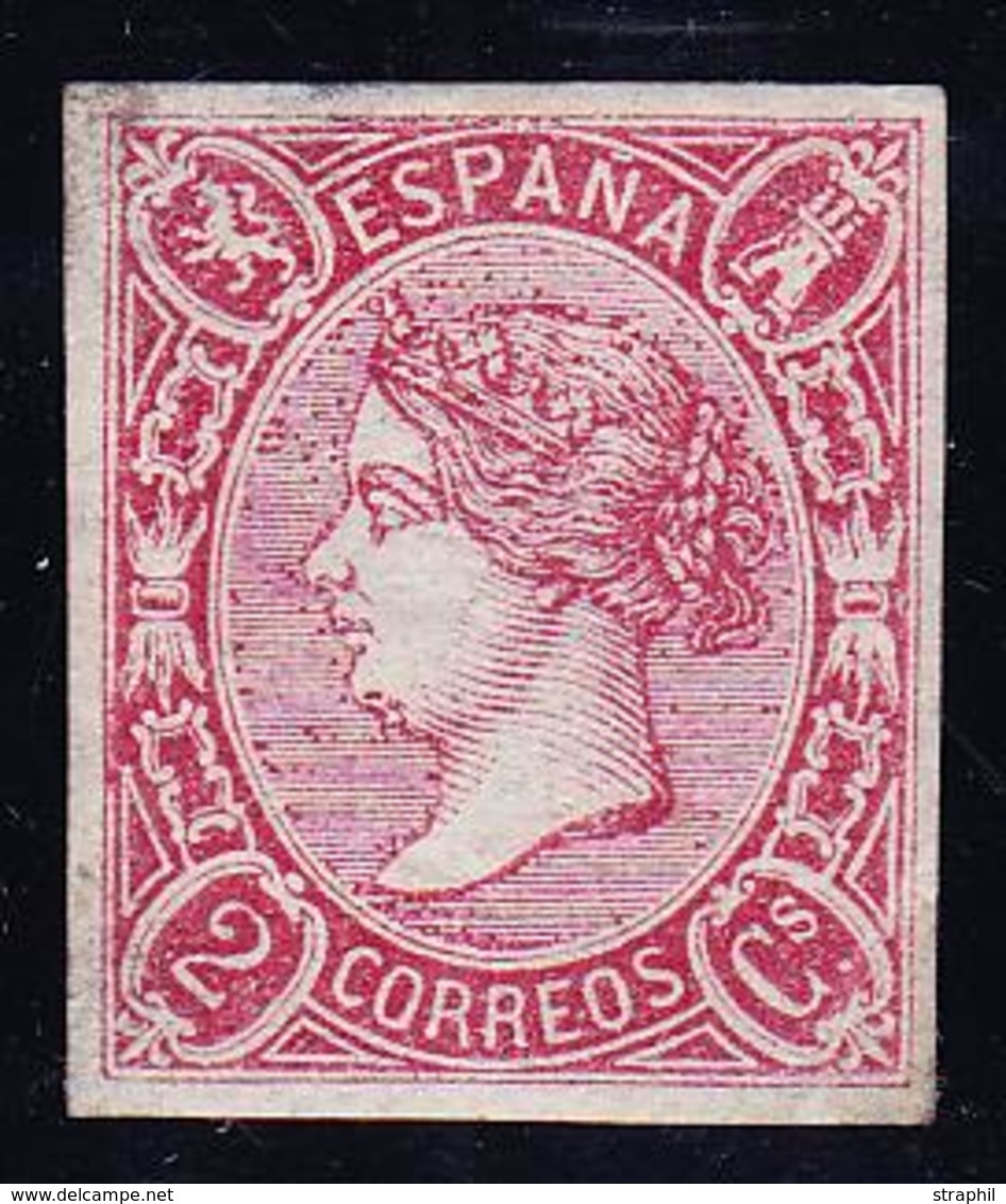 * ESPAGNE - * - N°65 - 2c Carmin - TB - Unused Stamps