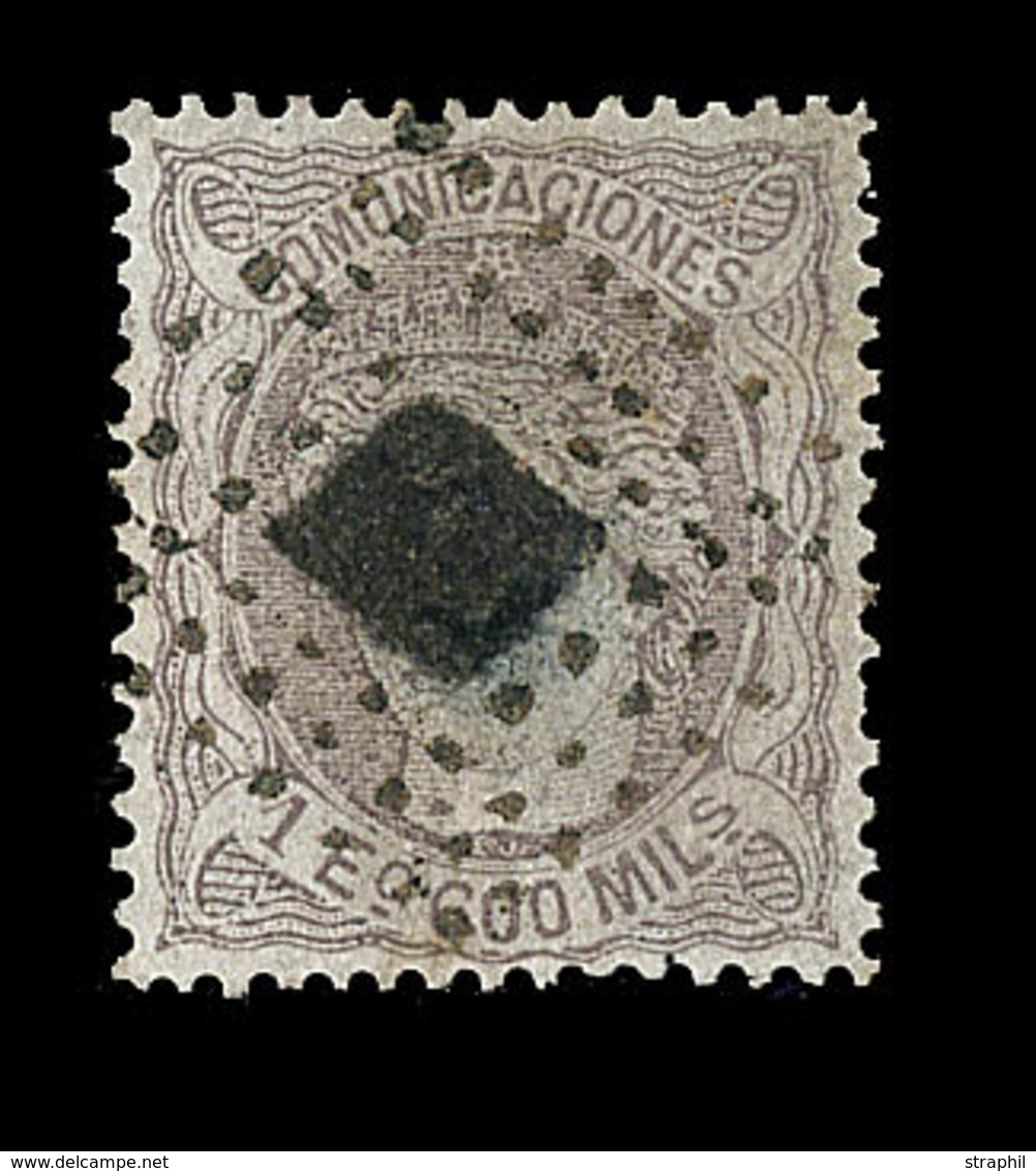 O ESPAGNE - O - N°111 - 1e 600 Violet Gris - Signé Soro -TB - Unused Stamps