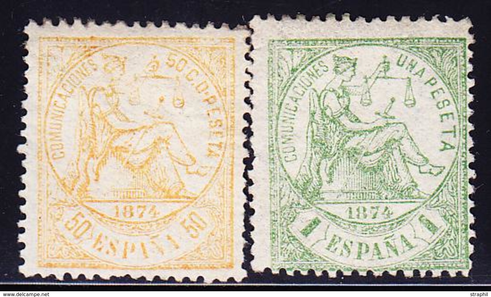 (*) ESPAGNE - (*) - N°147/48 - TB - Unused Stamps