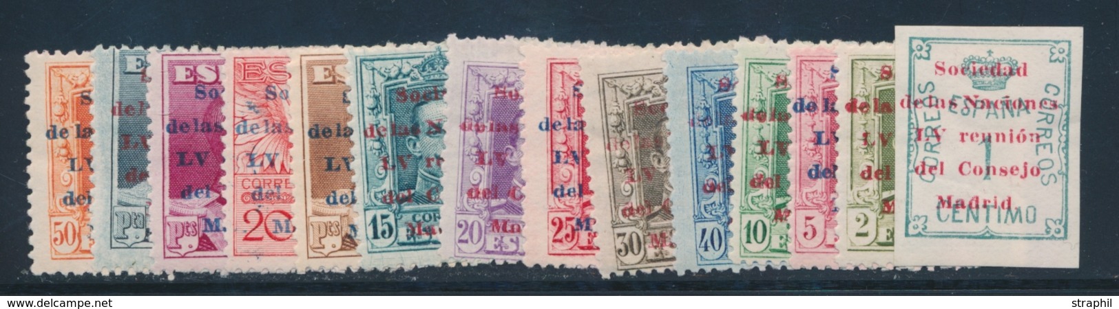 * ESPAGNE - * - N°380/92 - Chiffres 000.000 Au Verso + Exprès N°6 - TB - Unused Stamps