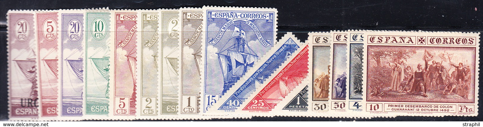 * ESPAGNE - * - N°442/56 - Expo Séville - TB - Unused Stamps