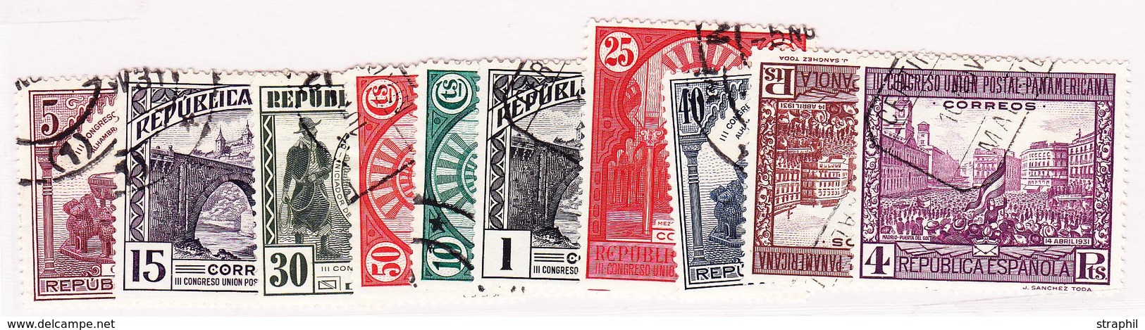 O ESPAGNE - O - N°512/21 Sf N°518 - TB - Unused Stamps