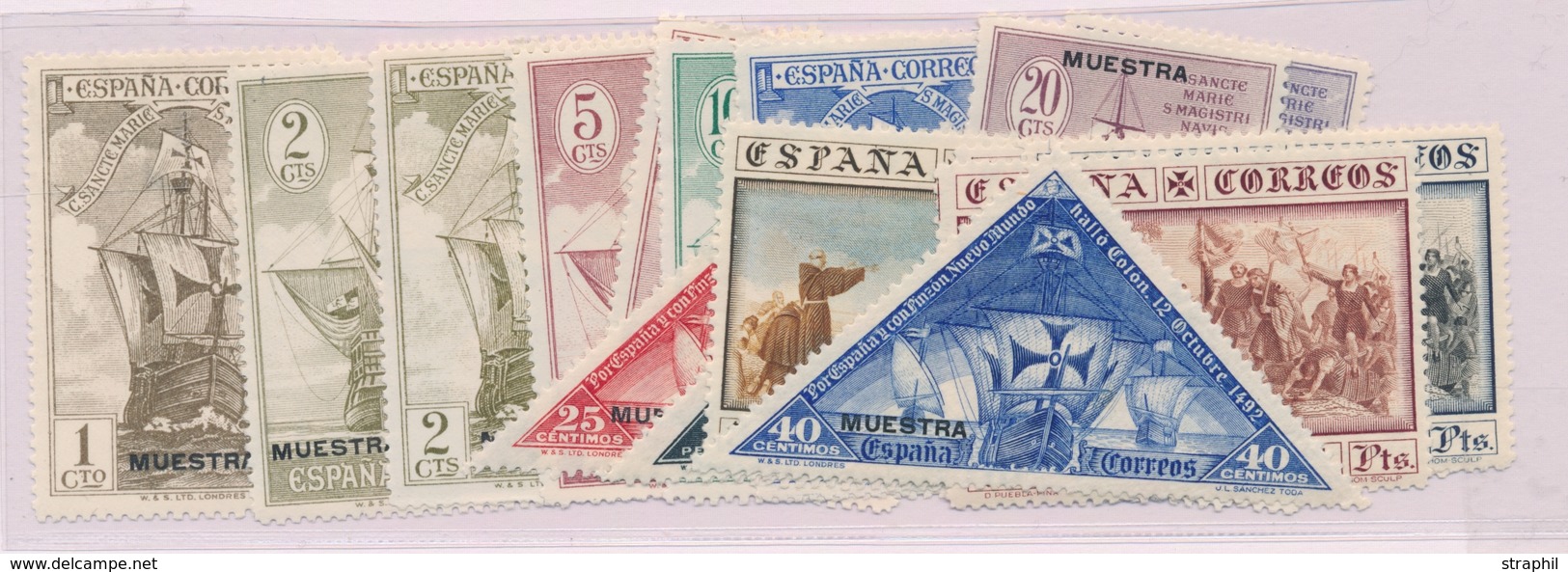 * ESPAGNE - * - N°531/46 - Surchargés MUESTRA - TB - Unused Stamps