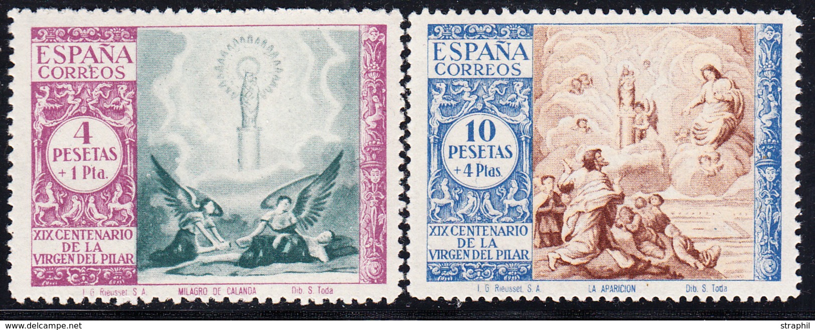 ** ESPAGNE - ** - N°703/04 - TB - Unused Stamps