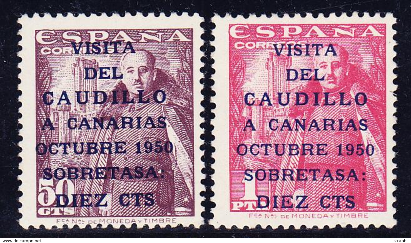 ** ESPAGNE - ** - N°806A/7A - TB - Unused Stamps