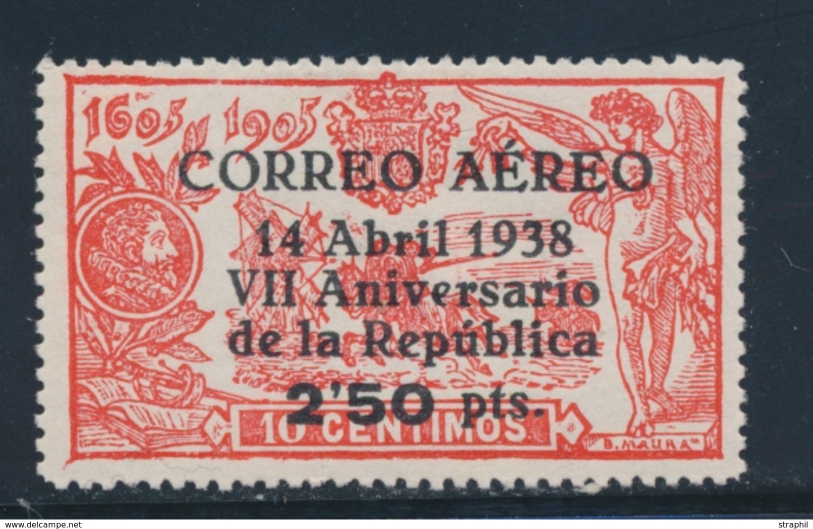 * ESPAGNE - POSTE AERIENNE - * - N°186 - TB - Unused Stamps