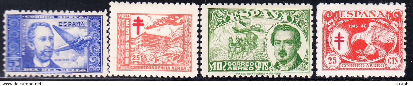 * ESPAGNE - POSTE AERIENNE - * - N°227/32 - TB - Unused Stamps