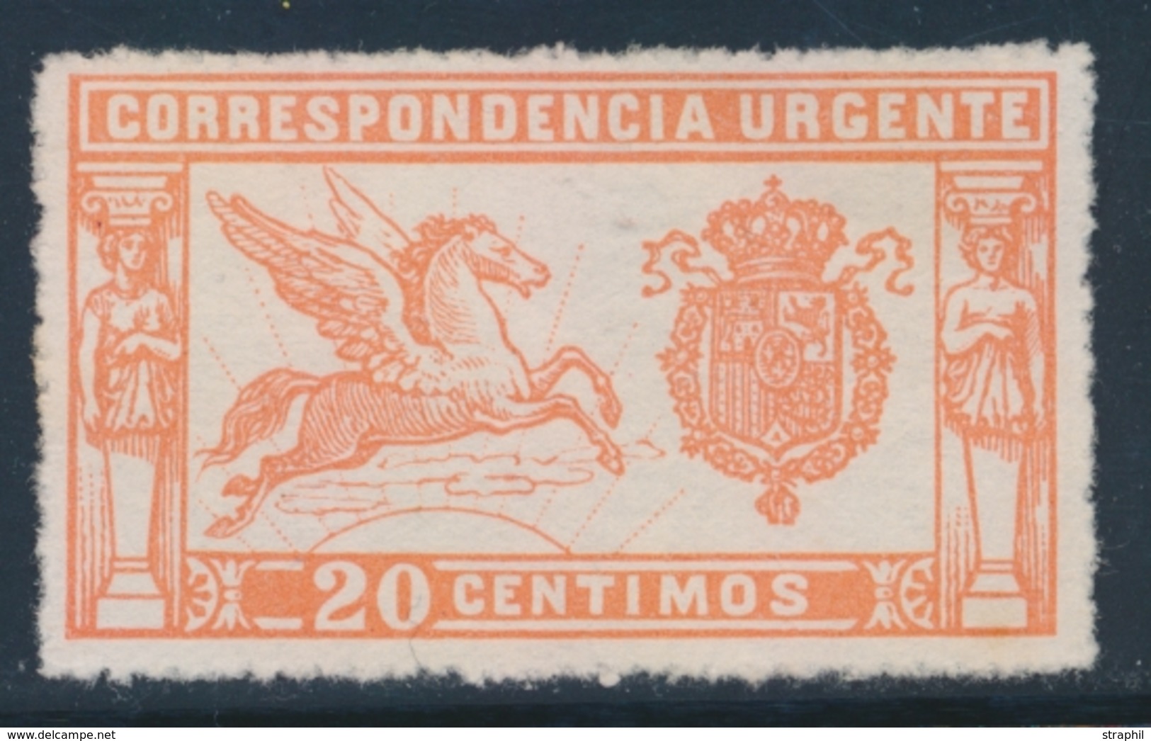 * ESPAGNE - EXPRES - * - N°1a- Chiffres 000.000 Au Verso - TB - Eilbriefmarken