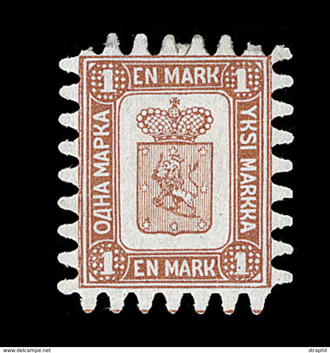 * FINLANDE - * - N°10 - Dents Presque Cplètes - Signé Brun - TB - Used Stamps