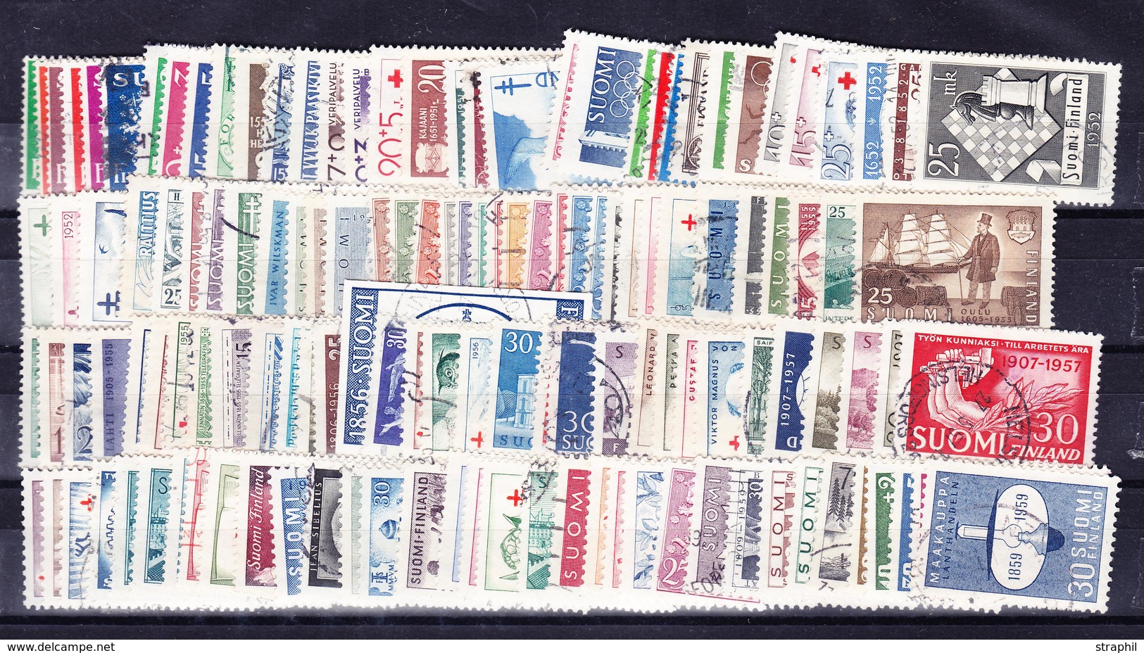 O FINLANDE - O - N°362/90 - Complet - TB - Used Stamps