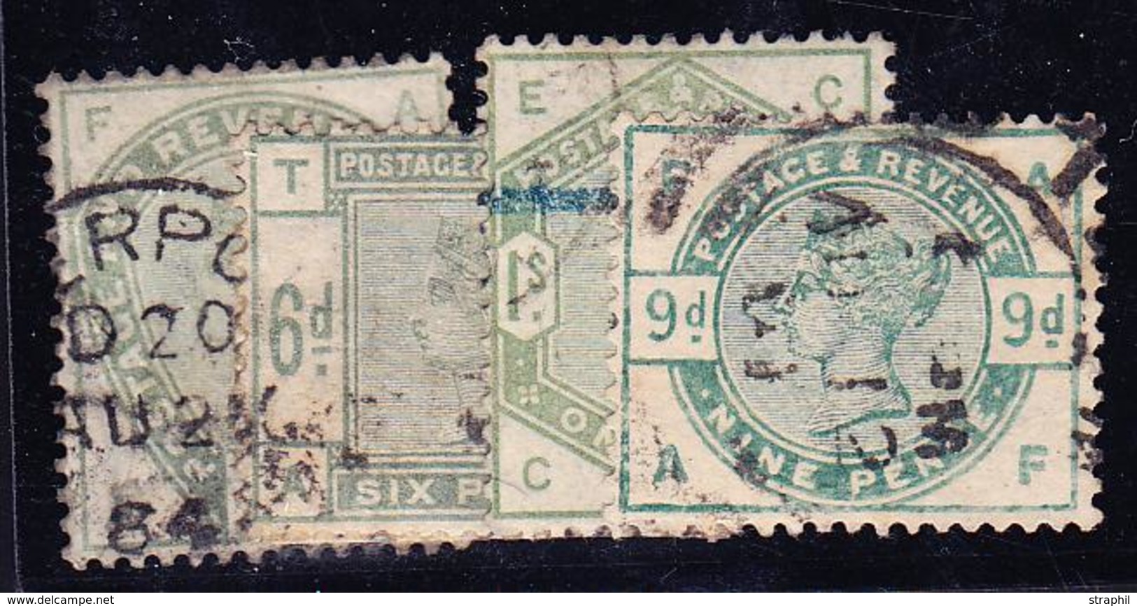 O GRANDE BRETAGNE - O - N°82/85 - TB - Used Stamps