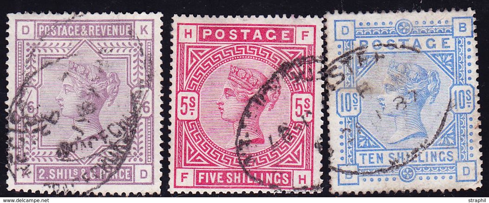 O GRANDE BRETAGNE - O - N°86/88 - TB - Used Stamps