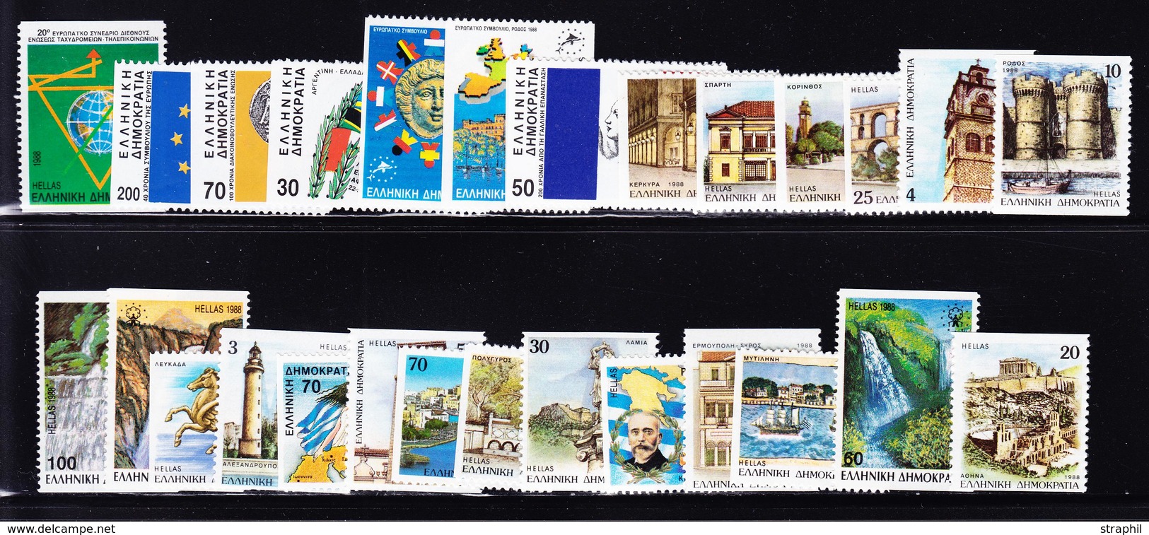 ** GRECE - ** - N°1674/96 (B), 1707/11 (B) - TB - Unused Stamps