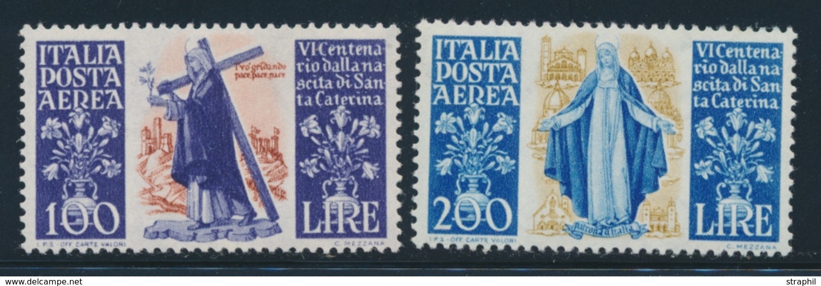 ** ITALIE - POSTE AERIENNE - ** - N°129/30 - TB - Airmail