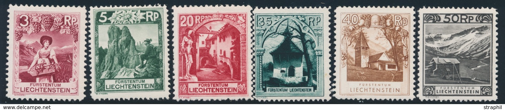 * LIECHTENSTEIN - * - N°94/95, 97, 100/02 - TB - Unused Stamps