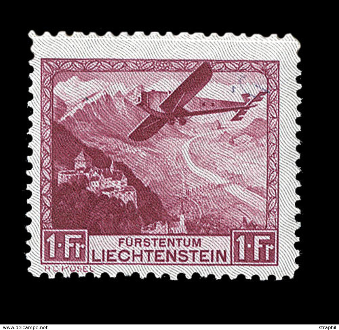 ** LIECHTENSTEIN - POSTE AERIENNE - ** - N°1/6 - TB - Ungebraucht