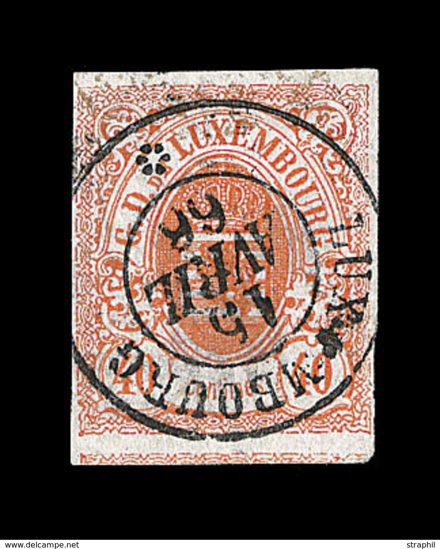 O LUXEMBOURG - O - N°3/11 Dt N°6a - TB - 1852 Wilhelm III.