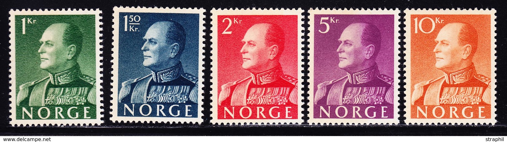 ** NORVEGE - ** - N°386/90 - TB - Used Stamps
