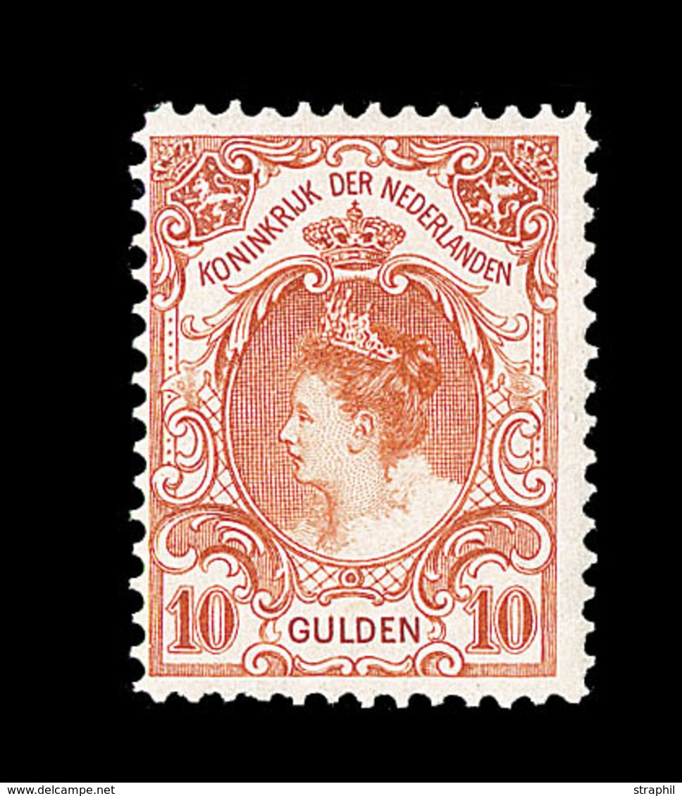 ** PAYS-BAS - ** - N°64 - 10 G. Orange - TB - Used Stamps