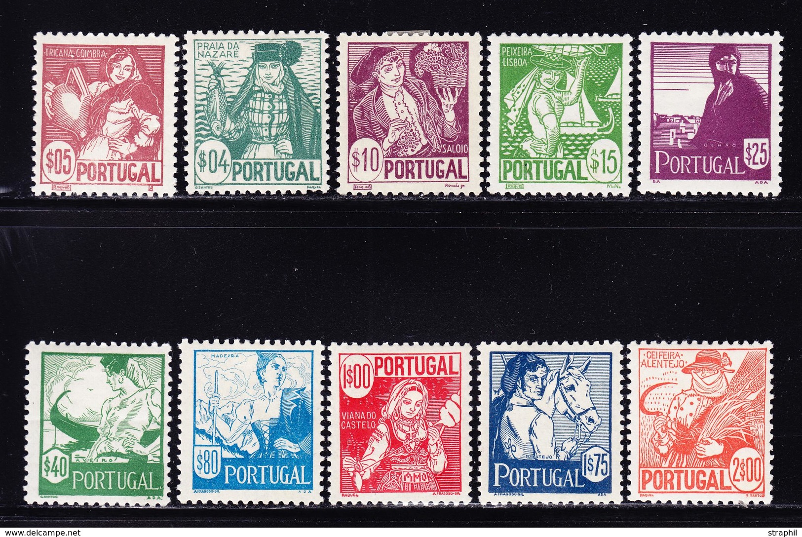 * PORTUGAL - * - N°616/25 - TB - Unused Stamps