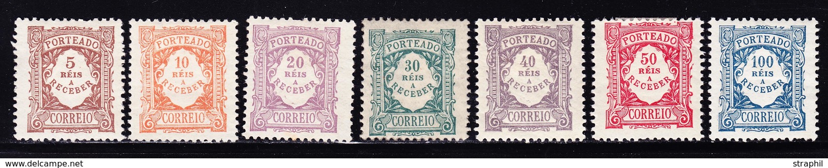 * PORTUGAL - TIMBRES TAXE - * - N°7/13 - TB - Unused Stamps
