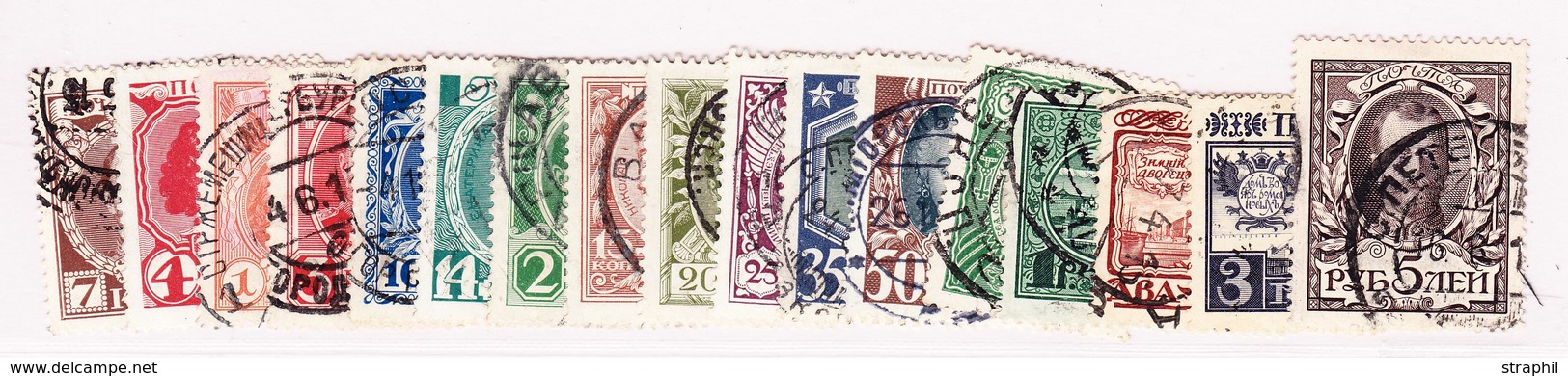 O RUSSIE - O - N°77/92 - TB - Used Stamps