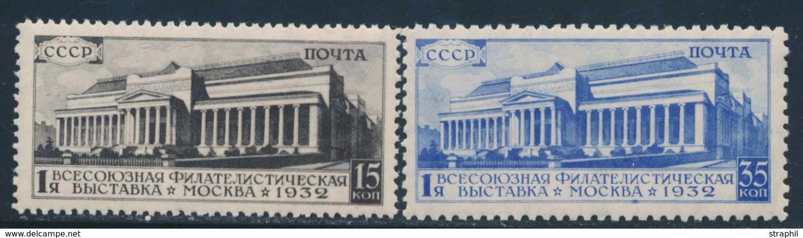 ** RUSSIE - ** - N°469, 470a - TB - Used Stamps