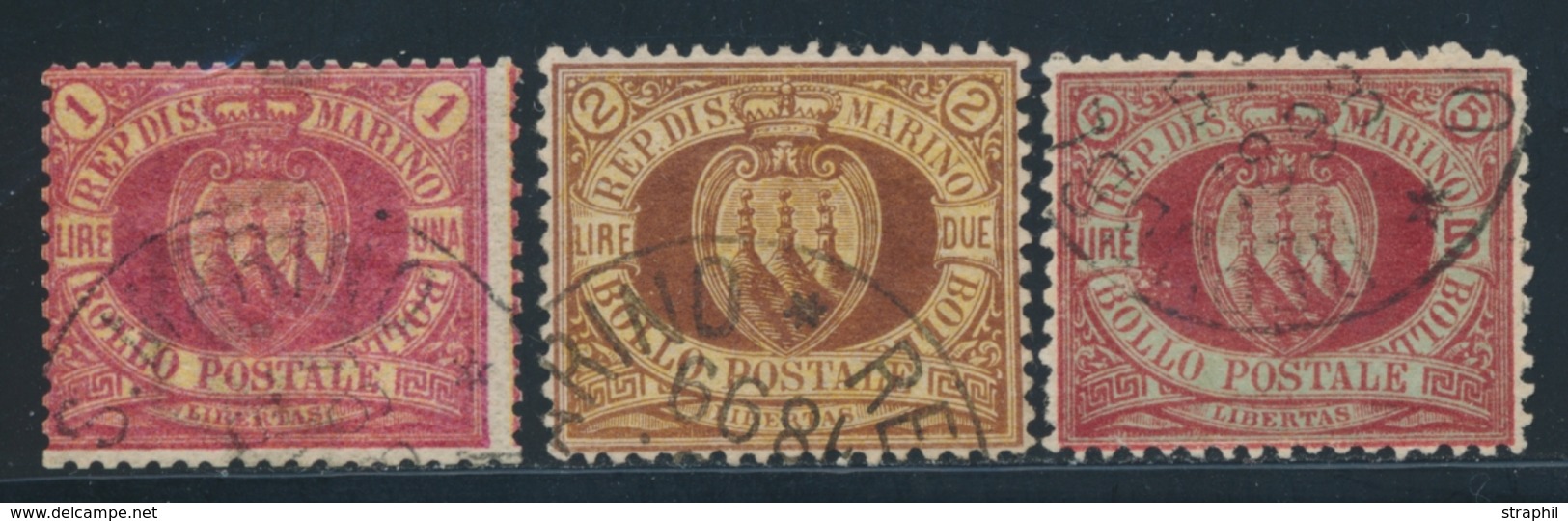 O SAINT MARIN - O - N°20/22 - TB - Unused Stamps