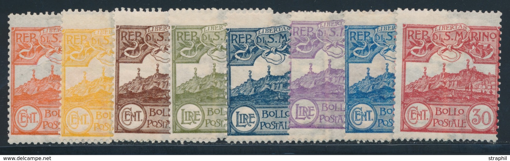 * SAINT MARIN - * - N°34/45 - TB - Unused Stamps