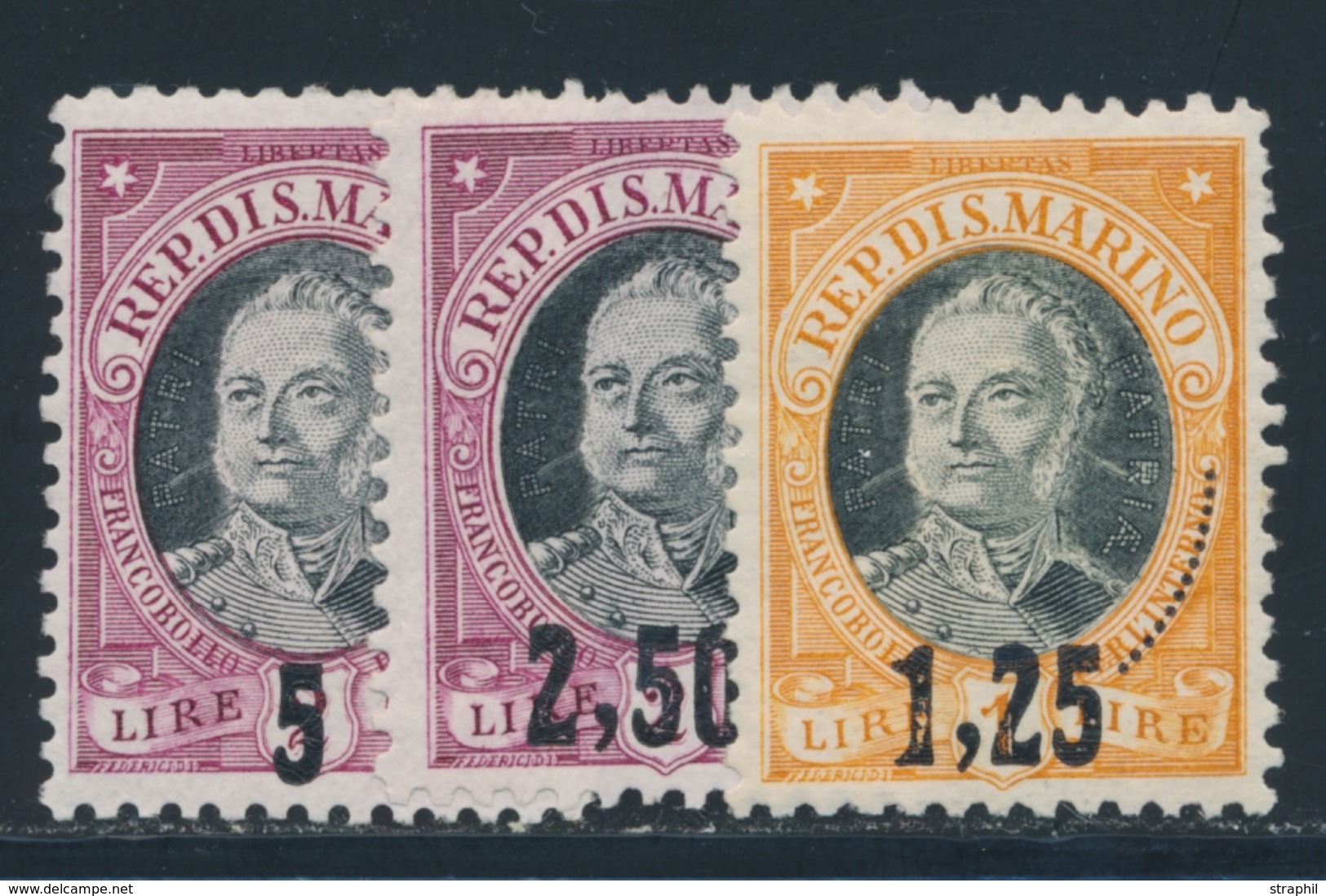 ** SAINT MARIN - ** - N°130/32 - TB - Unused Stamps