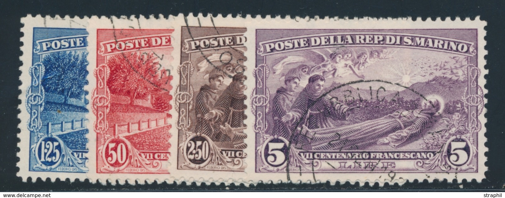 O SAINT MARIN - O - N°137/40 -TB - Unused Stamps