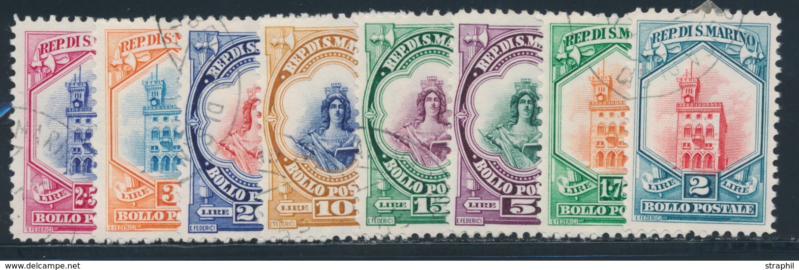 O SAINT MARIN - O - N°141/58 - TB - Unused Stamps
